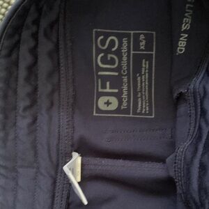 Figs Navy Blue Jogger Scrub Pants